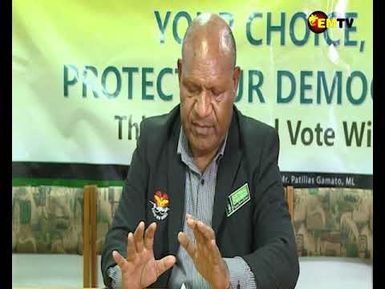 NORTH BOUGAINVILLE BY ELECTION