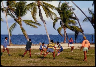 Rugby game, Cook Islands