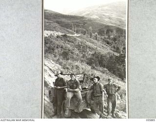 WAU AREA, NEW GUINEA, 1943-08-15. THE JEEP ROAD BETWEEN THE SUMMIT AND WAU, LOOKING TOWARDS KAISINIK