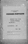 Patrol Reports. East Sepik District, Dreikikir, 1950 - 1953