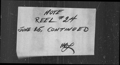 June 25, 1958 - ca. July 1, 1958 [?] (1 of 2)