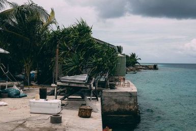 Waterfront area, Fakaofo, Tokelau