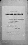 Patrol Reports. West New Britain District, Kandrian, 1973 - 1974