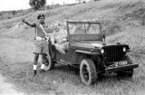 Malaysia, Republic of Fiji Military Forces directing Harrison Forman in Jeep