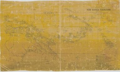 Map showing the salient geological features of the New Guinea Territory (mandated) / by Evan R. Stanley ; drawn by Home and Territories Department, Lands and Survey Branch