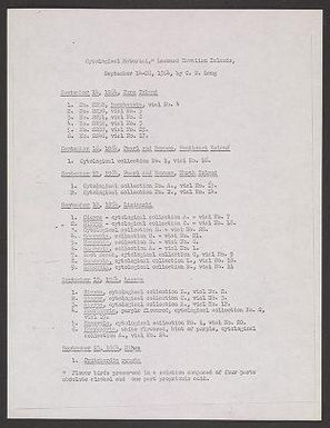 National Museum of Natural History (U.S.) Pacific Ocean Biological Survey Program field research records, 1961-1973 :miscellaneous, botany