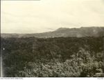 BOUGAINVILLE ISLAND. C. 1945-01. AERIAL PHOTOGRAPH OF THE MOSIGETTA AREA IN SOUTHERN BOUGAINVILLE ISLAND SHOWING THE TYPE OF COUNTRY IN WHICH PRESENT ACTION BY AUSTRALIAN MILITARY FORCES IS TAKING ..