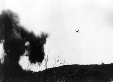 [Bomber Diving on an Ammunition Dump]