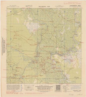 Provisional map, northeast New Guinea: Annanberg West (Sheet Annanberg West)