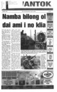 Wantok Niuspepa--Issue No. 1500 (April 10, 2003)