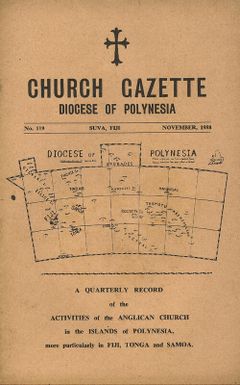 Church Gazette, Polynesia: November 1958