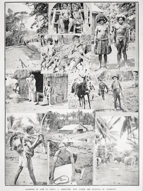 Glimpses of life at Papua, a territory now under the mandate of Australia