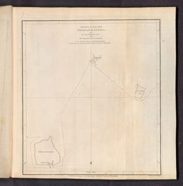 Chart of the Islands Tristan da Cunha