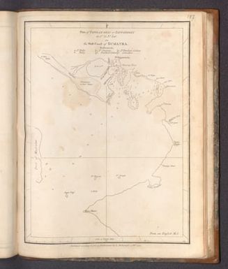 Plan of Tappean-Oely or Yappanooly... on the West-Coast of Sumatra.