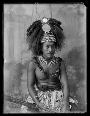 A Samoan High Chief