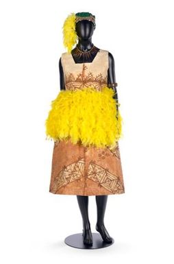 Fuataimi's costume (Samoan female dance costume) Auckland Girls Grammar