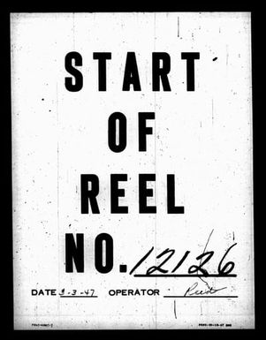 RG24 U.S. Navy Muster Roll, 1939/1949, U.S. Naval Air Base, Marpi, Saipan, 4/25/45 to: 4/01/46