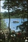 Group of people expecting boat arrival