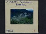 [Aerial view of] Matupi volcano [Tavurvur Volcano], Rabaul, [Papua New Guinea], 1962