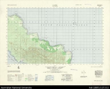 Papua New Guinea, New Ireland, Kapsu, Series: AMS T795, Sheet 6049 IV, 1963, 1:50 000