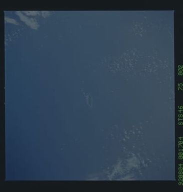 S46-75-002 - STS-046 - Earth observations taken from the shuttle orbiter Atlantis during STS-46