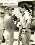 Micky Moore and Elvis Presley filming "Paradise, Hawaiian Style" (1966)
