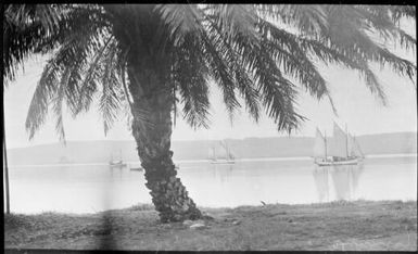The Hurrica, in Blanche Bay, Rabaul Harbour, New Guinea, ca. 1929, 2 / Sarah Chinnery