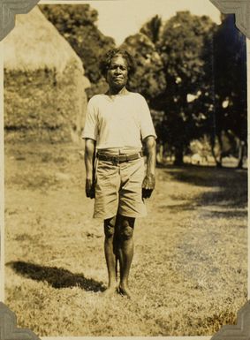 The son of Chief Josese Nabuta, 1928