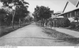 THE MAIN STREET, RABAUL. (DONATED BY LT.-COM. G.A. HILL, RNR.)