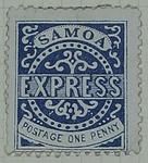 Stamp: Samoan One Penny