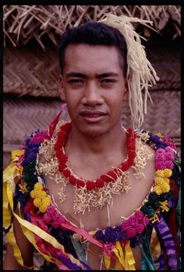 South Pacific Festival of the Arts, Apia, 1996. Tongan performer