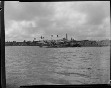 Tasman Empire Airways Ltd, Solent IV flying boat, RMA Awatere, Suva, Fiji