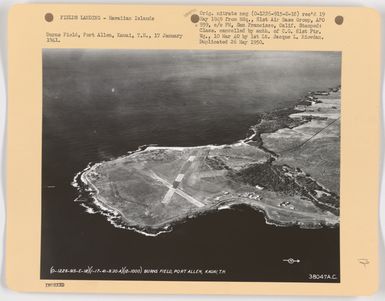 Landing Fields - Hawaii - Kavai Island