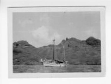 Sails Lowered in Marquesas Islands image from Voyage of the Phoenix Collection item number PVPIC045