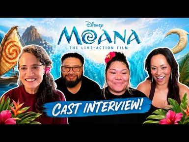 Moana Live Action cast chat about showcasing their culture