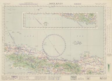 Australian aeronautical map (Sheet B2 & C2)