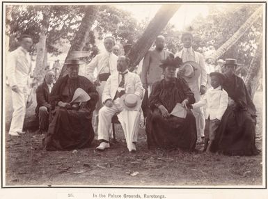 26. In the Palace Grounds, Rarotonga, 1903