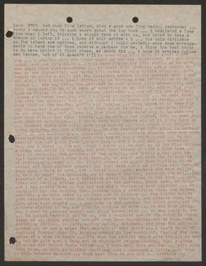 [Letter from Cornelia Yerkes to Frances Yerkes, December 8-10, 1945]