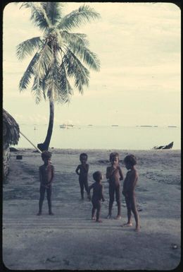Beautiful children on the beach (2) : Mortlock Islands, Papua New Guinea, 1960 / Terence and Margaret Spencer