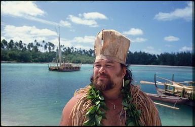 Man in traditional headress