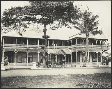 The Court House and Government offices, Apia, Samoa - Photograph taken by Alfred John Tattersall