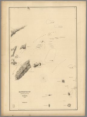 Eastern Group, Feejee (Fiji) Islands, by the U.S.Ex.Ex. 1840.