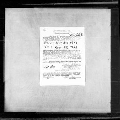 Volume 352: July 30, 1941 - August 25, 1941