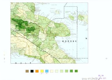 [Territory of Papua and New Guinea : population densities] / [produced by The Division of National Mapping]