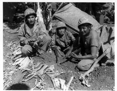 Indians with the Marines on Saipan Landed with the First Assault Waves to Hit the Beach