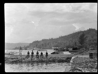 Waterfront scene, Rabaul, New Britian, Papua New Guinea