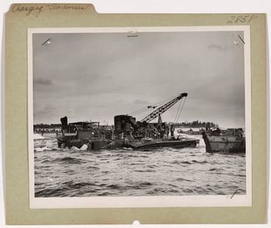 Changing "Sea Horses" in Mid-Stream at Peleliu