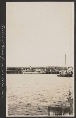 Ferry at Suva, March 1928