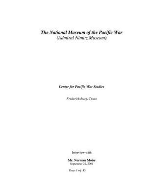 Oral History Interview with Norman Moise, September 22, 2001