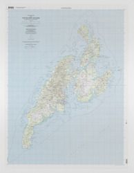 1996 Topographic Map of the Yap Islands (Waqab) , (1:25,000)